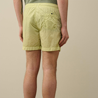 Shorts de bain écologiques pour hommes avec poches, en tissu peigné, tendance et durables, pour la natation – Commandes en gros bienvenues