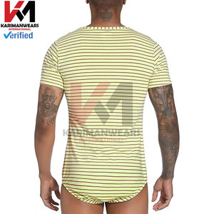 OEM Mens Short Sleeve Body Round Neck T-Shirt Romper Pyjamas Cotton Spandex Fournisseur Solid Color - Product Image 6
