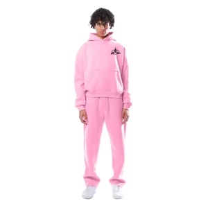 จ็อกเกอร์และกางเกงขายาวทรงหลวมชุดวอร์ม2ชิ้นสำหรับผู้ชายชุดวอร์ม80% ผ้าฝ้าย20% โพลีเอสเตอร์ชุดวอร์มสำหรับฤดูหนาวออกแบบได้ตามต้องการ - Product Image 5