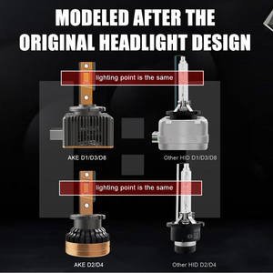 Bombillas LED para Faros Delanteros de Automóvil AKE Serie <span class=keywords><strong>D</strong></span>, 70W, 6500k, D1S, D2S, D3S, D4S, D5S, D8S, 12V, Ultra Alta Luminosidad, 7600 Lúmenes - Product Image 4