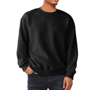 Nouveauté, sweat-shirt oversize en coton mélangé pour homme, best-seller, sweat-shirt oversize en molleton de coton, coupe ample pour homme - Product Image 1
