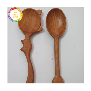 Cuillère en bois Ustensile en bois dur de qualité supérieure pour mélanger le ragoût servant les repas et la soupe de cuisson Fabrication du Vietnam - Product Image 6