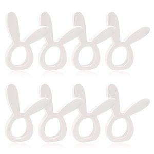 Servilletero de conejito de Pascua, servilletero de oreja de conejo de madera para una fiesta de cumpleaños y bodas para la decoración de su mesa de comedor - Product Image 4