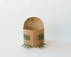 ตะกร้าเก็บของทรงไดโนเสาร์ Artex Green Earth ทำจากหวายธรรมชาติ ทันสมัย เป็นมิตรกับสิ่งแวดล้อม ใช้งานได้หลากหลาย ผลิตในเวียดนาม - Product Image 2