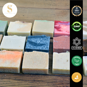 Jabón en Barra Artesanal con Aroma Duradero y Oro 24K, Hidratante y Nutritivo para Mujeres y Hombres, Marca Privada, OEM/ODM, MOQ 1000 Piezas - Product Image 3