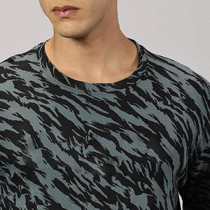 เสื้อยืดโอเวอร์ไซส์ผู้ชาย 100% ผ้าฝ้าย สไตล์ใหม่ สตรีทแวร์ สไตล์คนเมือง ไหล่ตก ลำลอง มีสไตล์ จากปากีสถาน - Product Image 4