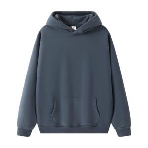 Premium 400 GSM épais hiver pulls à capuche décontractés sweats pour hommes femmes surdimensionné 100% coton poche taille personnalisée unisexe - Product Image 4