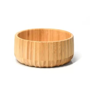 Cuenco útil de bambú para servir para catering, buffet, cocina, hotel, restaurante, ensalada, fruta, merienda, pan, mesa de comedor, exhibición de comida - Product Image 3