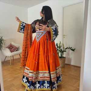 ชุดเดรส100% ชนเผ่าอัฟกันของผู้หญิงชุดเดรสเจ้าสาวผ้าลูกไม้สำหรับงานแต่งงานของผู้หญิงเสื้อผ้าของผู้หญิงจากอัฟกานิสถาน - Product Image 4