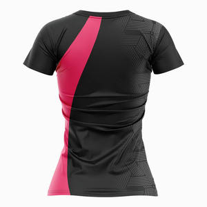 Meilleure qualité femmes léger et respirant vêtements de sport Sublimation imprimé t-shirts femmes été ajusté t-shirts - Product Image 3