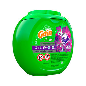 Original Scent Gain + Aroma Boost Laundry Detergent Liquid 154 Fl oz HE Compatible 107 Load Capacity Febreze Oxi <b>Soap</b> Boosted - Product Image 1