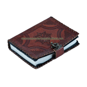 High Selling Handmade Mandala Journals for Men and Women 100 Sheet <b>Spiral</b> <b>Bound</b> Leather <b>Notebook</b> <b>Spiral</b> Binding - Product Image 2