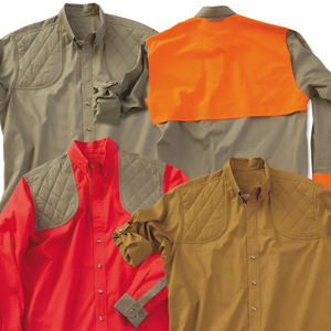 Camisas informales al aire libre AOP Hunting Button up Camisas Orange Blaze Camisas de manga larga para hombres Camisas de tiro de secado rápido - Product Image 6