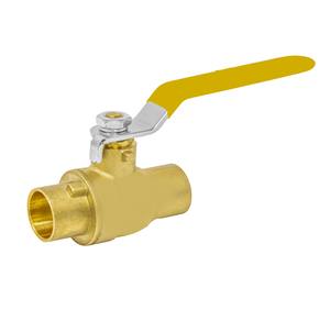 Válvula de bola de latón sin plomo de una pulgada de alta calidad para sistema de agua RO Potencia manual Personalización OEM de alta temperatura compatible - Product Image 3