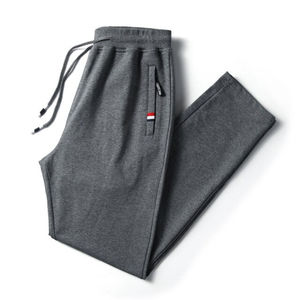 Pantalones de algodón de la mejor calidad para hombre, ropa de exterior, talla personalizada, OEM, diseño, informal, con forro polar, Parte delantera plana, 2022 - Product Image 4