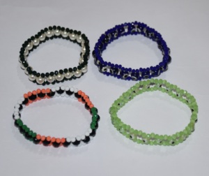 Multi Gemstone beads healing <b>beaded</b> <b>Bracelet</b>. crystal <b>bracelet</b> 3x6mm pearl gemstone beads double layer <b>bracelet</b> - Product Image 3