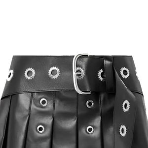 Kilt écossais traditionnel en cuir à taille ajustable pour femme, style décontracté, club, accessoires d'instruments de musique écossais - Product Image 5