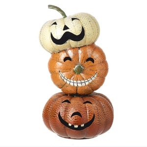 Decoración al aire libre espejo pulido de acero inoxidable al por mayor directo precio de fábrica barato hecho a mano aluminio calabaza Halloween - Product Image 5