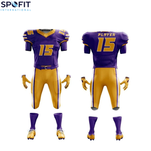 2026 American Football Jersey 100% Polyester Professional Uniform Custom Sublimated Heat Transfer Printed Custom American Set - Product Image 4