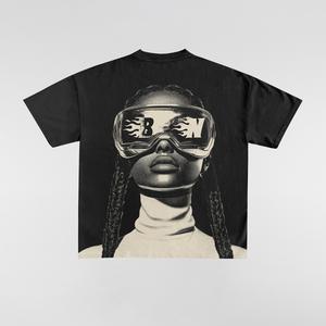 Camiseta de Cuello Redondo con Estampado Gráfico para Hombre, de Calidad Premium, Corte Holgado, Fabricante Profesional - Product Image 1