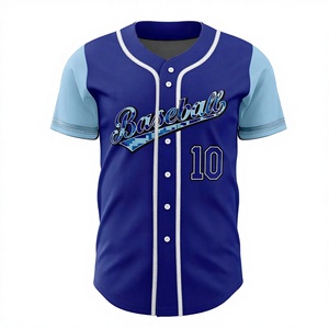 Maillots de baseball personnalisés à impression sur mesure, tenues de baseball pour hommes, sublimation, prix abordable, maillot de baseball OEM - Product Image 1
