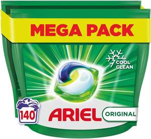 Para Ariel Eco-Friendly All-In-One Washing Pods 2x70 Washes (140 Washes) Original All-In-One Clothes Washing Pods - Product Image 4