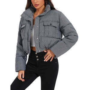 Chaquetas Acolchadas de Plumón Ligeras y Cortavientos para Mujer, Chaquetas de Invierno Acolchadas y Ajustadas Personalizadas - Product Image 3