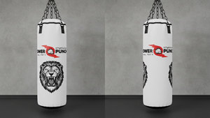 Sac de frappe en cuir robuste de 25 kg pour la boxe, le sanda et les arts martiaux, avec fermeture éclair et remplissage de sable - Product Image 3