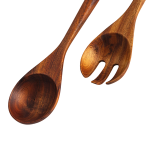 Cuillère de service en bois ensemble de couverts Style industriel écologique lave-vaisselle utilisation de fête 50 pièces personnalisées - Product Image 5