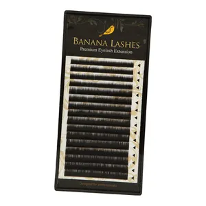 [DISCOUNT EVENT] Korea Best Selling Product Similar to natural Eyelash very much BANANA LASHES Eyebrow Extensions Mink(I curl)