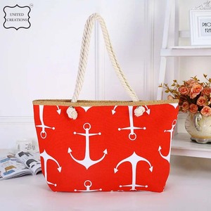 Grand sac à main en toile de coton pour femmes sac fourre-tout portable avec design imprimé personnalisé caractéristique recyclable - Product Image 5