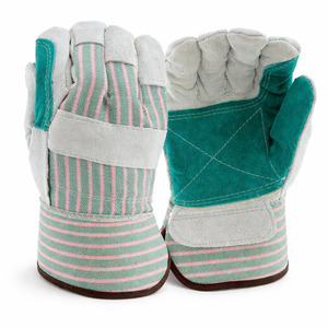 Gants de travail en cuir isolés doublés de polaire Protection des mains de sécurité pour la construction Fabrication industrielle OEM - Product Image 1