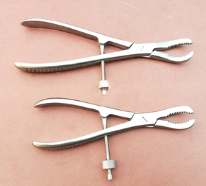 Fórceps ortopédicos de reducción de falanges dentadas, fórceps de sujeción de huesos, instrumentos veterinarios, instrumentos ortopédicos - Product Image 2