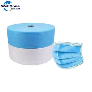 גליל בד לא ארוג מסוג PP ספונבונד של Welldone Medical לביגוד מגן, מסכות פנים וחומר לכובעים חד פעמיים - Product Image 4