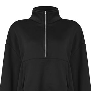 Sweat-shirt court à fermeture éclair à col roulé personnalisé le plus vendu pour les femmes Style Streetwear du Pakistan pour les techniques imprimées d'hiver - Product Image 6