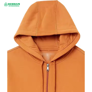 Nouveauté, sweat à capuche unisexe de haute qualité 100% coton, fermeture éclair, vêtements d'hiver personnalisés, polaire/éponge française, séchage rapide, respirant - Product Image 3