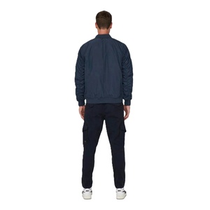 Top Trending Winter Wear Adult 100% Polyester Quilt Collarless <b>Men</b> Bomber <b>Jacket</b> Long Sleeve Slim Fit Waterproof Windproof Sale - Product Image 2