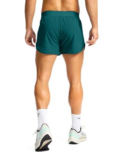 <b>Men</b> Style Workout <b>Shorts</b> Slim Tapered Fit Quick Dry Cotton Blend <b>with</b> Elastic Waist and <b>Zipper</b> <b>Pocket</b> Perfect for Streetwear - Product Image 2