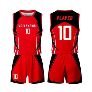 Vente en gros Ensemble de maillots de volley-ball respirants à séchage rapide Chemise de volley-ball à séchage rapide imprimée Kits de shorts - Product Image 3