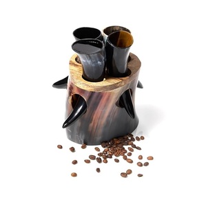 Véritable corne de buffle fabriquée à la main de qualité supérieure Festivals médiévaux Souvenirs Artisanat naturel écologique pour corne à boire Viking - Product Image 3