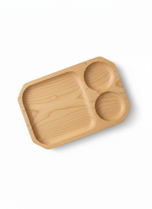Plateau de service en bois massif écologique de qualité supérieure pour le thé, le café, les collations, plateau rectangulaire fait à la main, taille personnalisée disponible pour la maison - Product Image 3