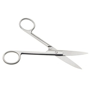 14cm Aço Inoxidável Tesoura Cirúrgica Straight & Bend Tip EMT Tesouras para Emergência Médica, Corte De Lona, instrumento médico