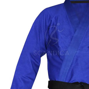 Uniforme de entrenamiento de algodón de secado rápido Jiu Jitsu Gi para hombres de alta calidad ligero 350 GSM ropa de artes marciales - Product Image 6