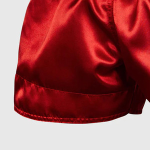 กางเกงมวยไทยคุณภาพสูง 100% โพลีเอสเตอร์ กางเกง MMA สำหรับการต่อสู้ ปรับแต่งได้ พร้อมคุณสมบัติป้องกันรอยยับ - Product Image 6