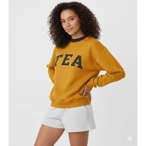 Women <b>Turtleneck</b> Sweatshirt Blue Mountain Print Regular Fit Long Sleeve Casual Knitted Trackstar OEM Private Label - Product Image 6