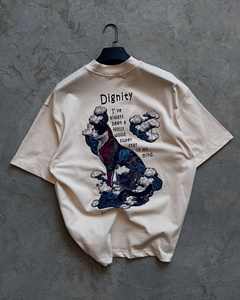 Camiseta gráfica Vintage de gran tamaño de alta calidad, ropa informal de algodón Supima de peso pesado, Camiseta de algodón 100% personalizada - Product Image 2