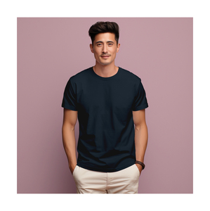 Alta calidad jóvenes 240 gramos venta al por mayor personalizado peso pesado gota hombro camisetas 100% algodón impreso hombres camisetas - Product Image 6
