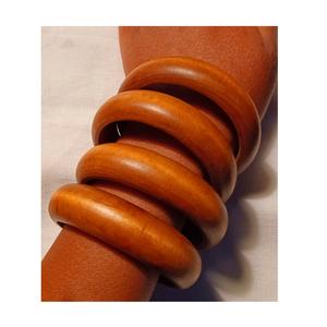 Luxury <b>Inspired</b> Handcrafted Waterproof Wooden Bangles Jewelry Collection Natural Wood Women Fashion Accessories Custom Colors - Product Image 1