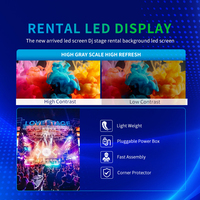 HBONY P2.5 P4 P5 P6 4k Intérieur Extérieur Complet Gabinete Painel De Led Module Mur de Scène Smd Led Écran D'affichage