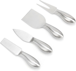 ชุดเซิฟเวอร์ชีสโลหะแบบทันสมัยมีดหั่นชีสทำจากสเตนเลสคุณภาพสูงสำหรับบ้านร้านอาหาร - Product Image 5